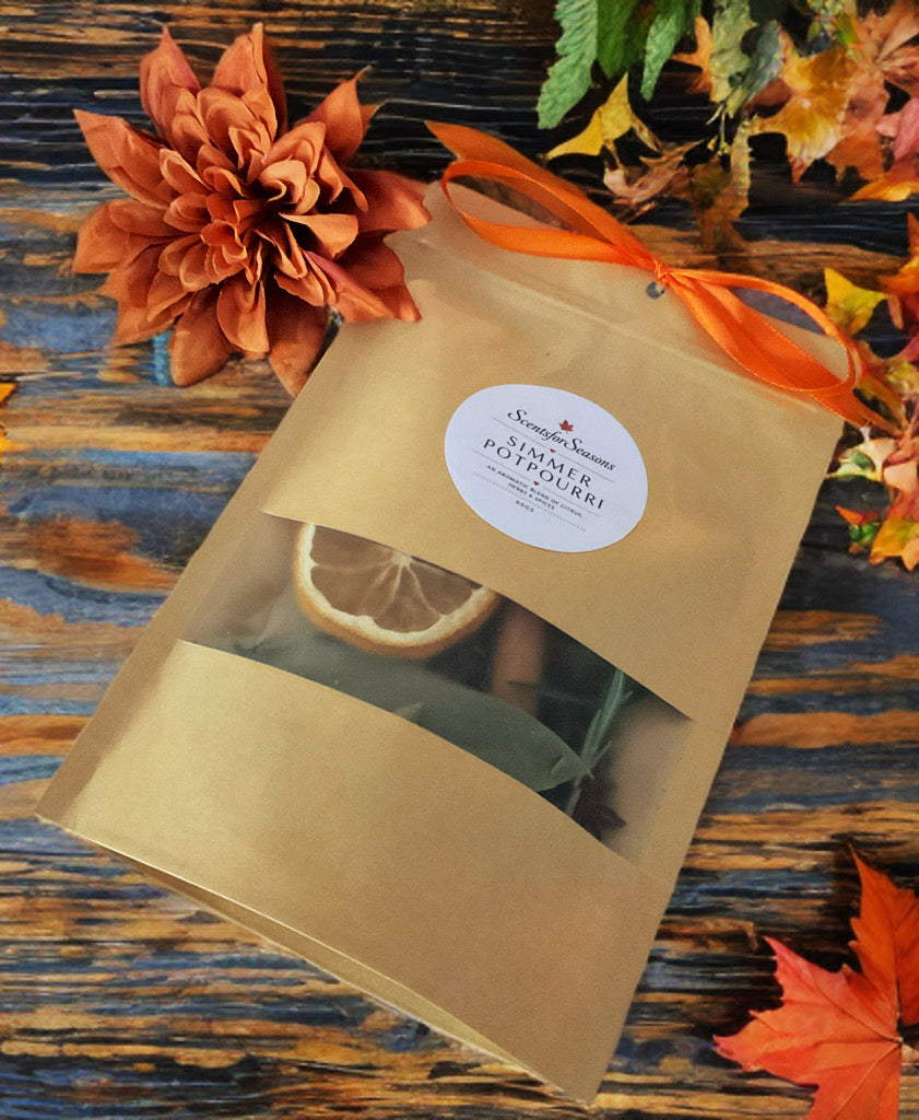 Handcrafted Simmer Potpourri - cozy, nostalgic scent for the cooler seasons 🍂