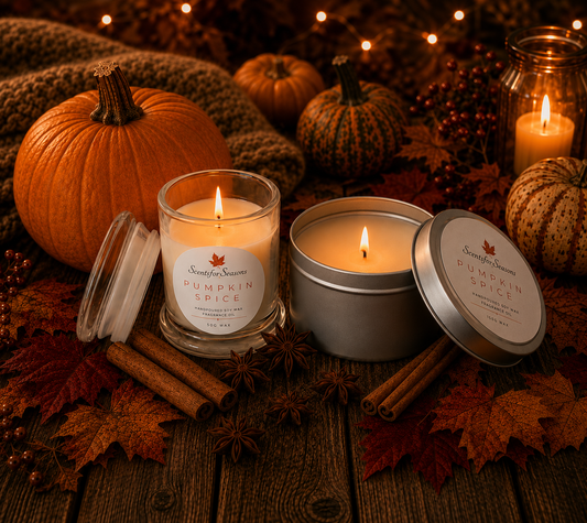 Pumpkin Spice Candle Collection - Curated Gift Set🍂