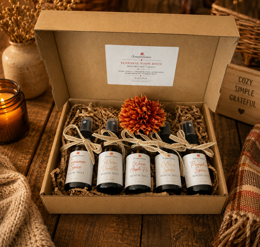 Seasonal Room Mists - Warming scents for cooler days! 🍂