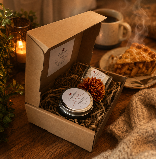 Warm Apple Pie Candle Collection - Curated Gift Set🍂