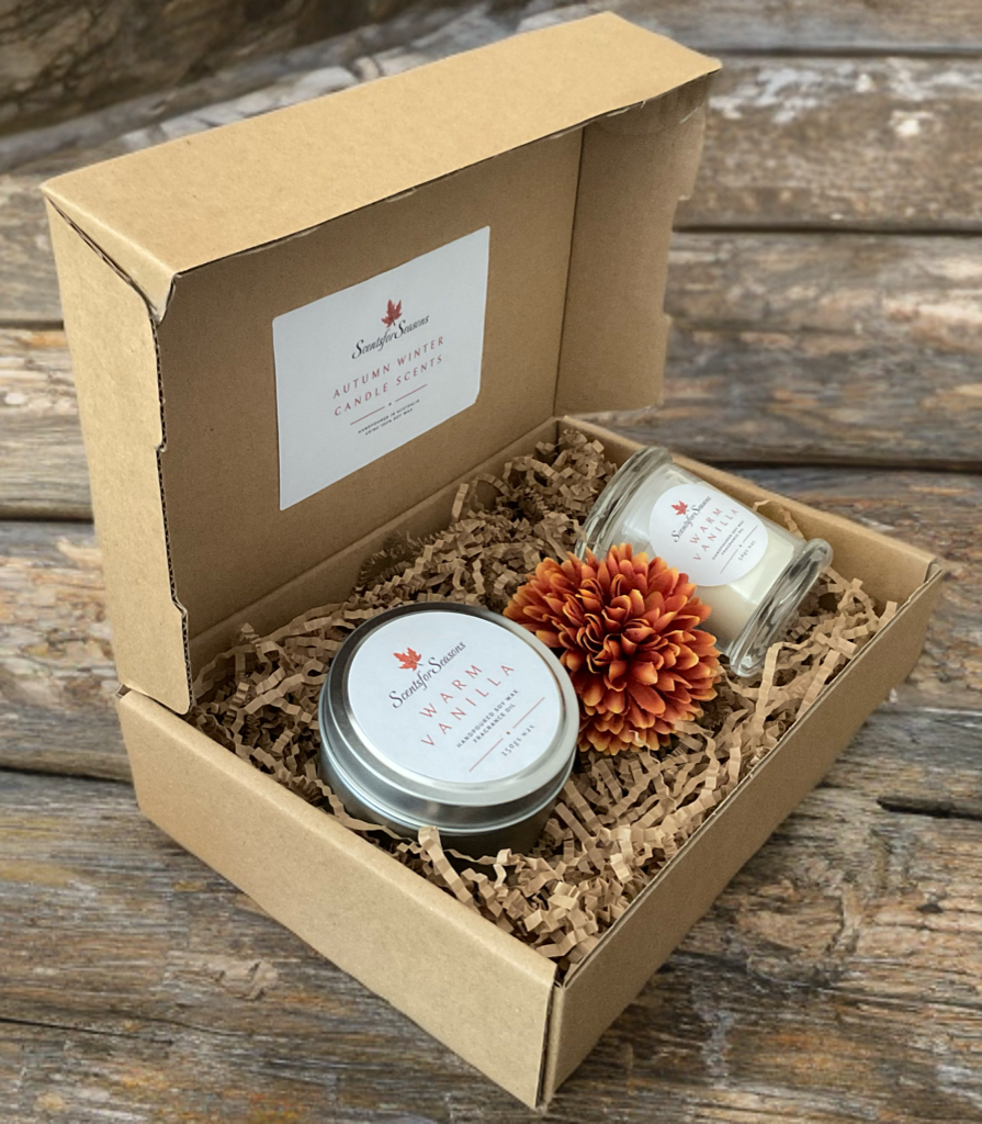Warm Vanilla Candle Collection - Curated Gift Set🍂