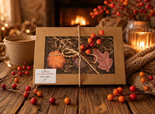 Handcrafted Soap Gift Box - Zesty, Uplifting Citrus & Cinnamon scented 🍂