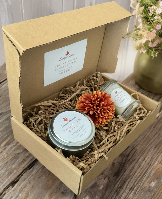 Pumpkin Spice Candle Collection - Curated Gift Set🍂