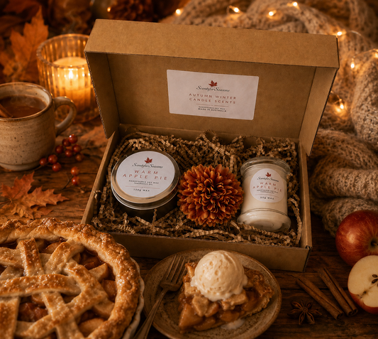 Warm Apple Pie Candle Collection - Curated Gift Set🍂